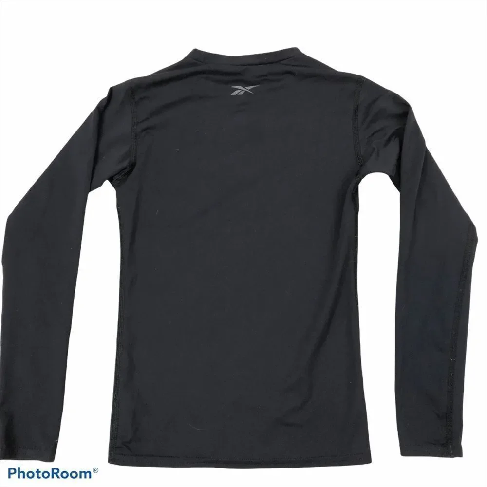Boy Reebok Black Play Warm/Dry‎ Top and Pants Small